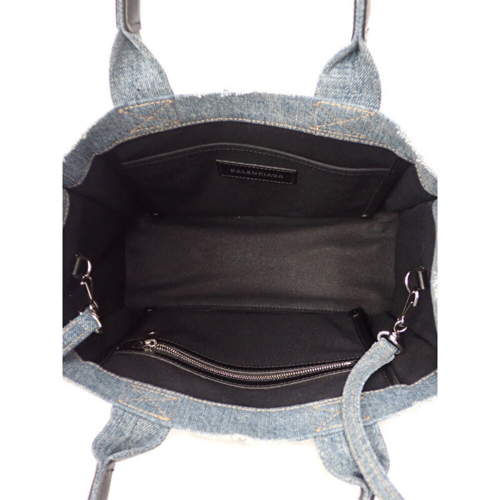 BALENCIAGA Hardware Tote 2way Denim Bag Blue - Picture 3 of 9